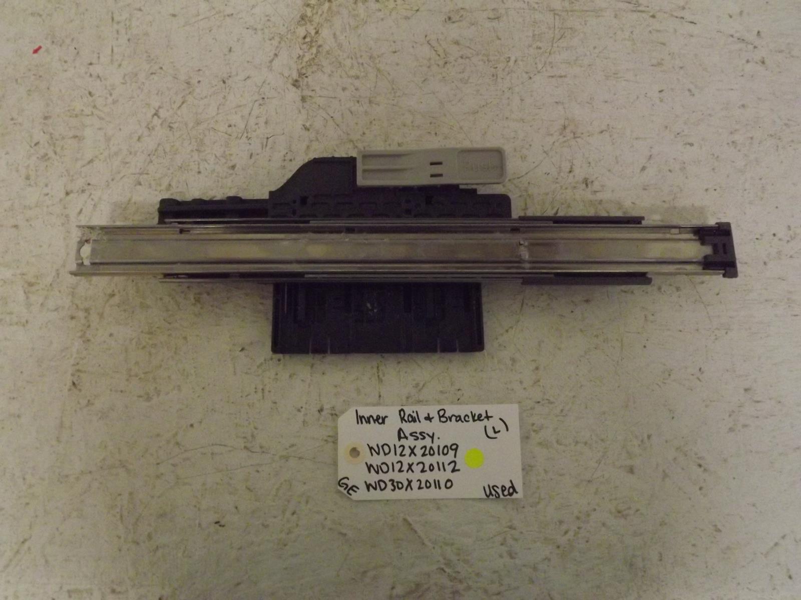GE Dishwasher WD12X20209 WD12X20112 WD30X20110 Inner Rail & Bracket Assy(L)Used GE Dishwasher WD12X20209 WD12X20112 WD30X20110 Inner Rail & Bracket Assy(L)Used